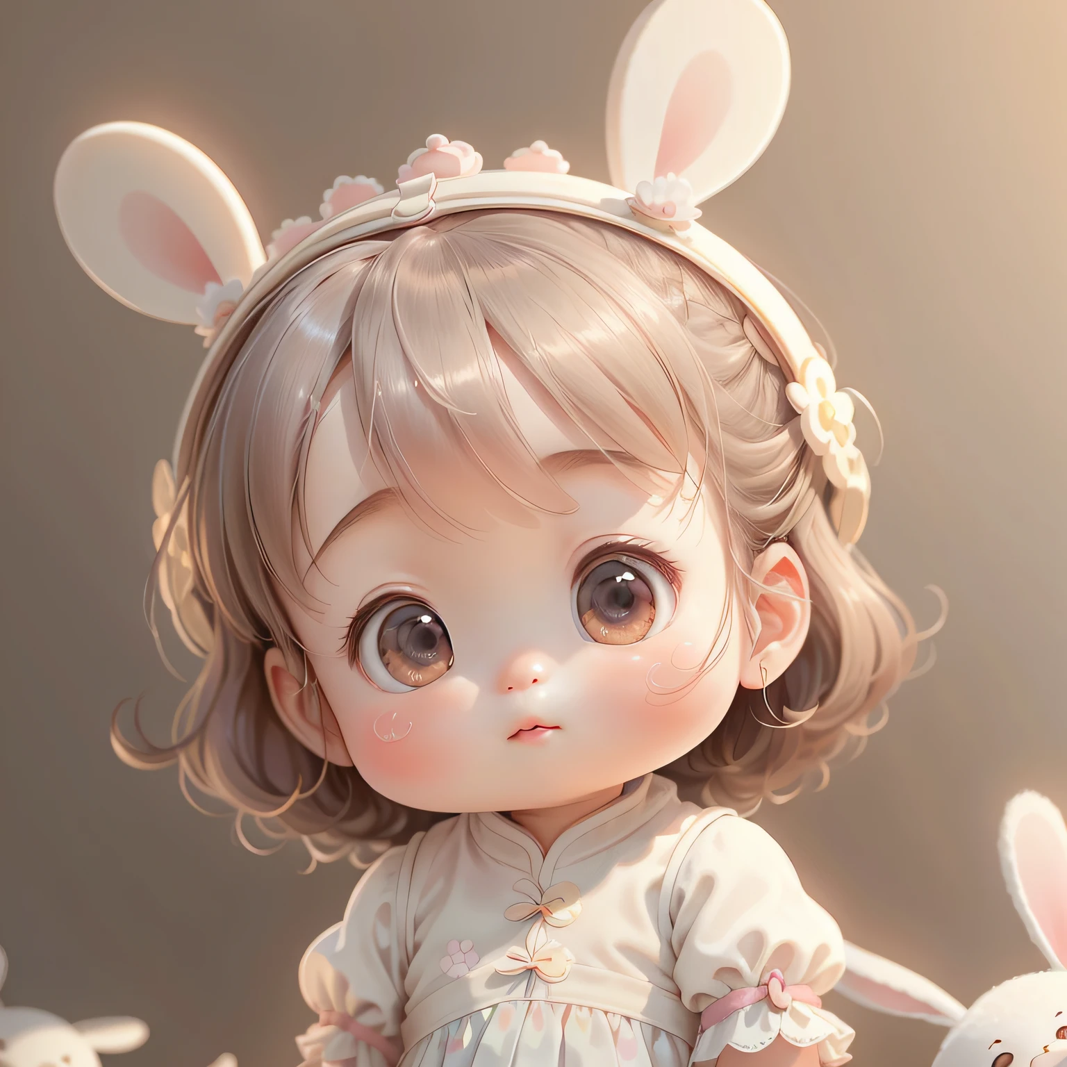 Extremely cute and delicate CG illustration, Ultra-detailed and