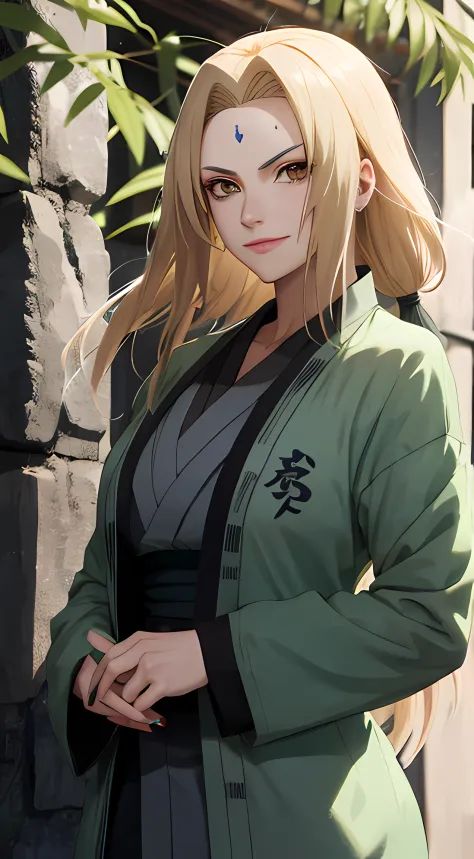 Tsunade Senju, Bela, obra prima, extremamente detalhado, melhor qualidade, best ilumination, melhor sombra, rosto perfeito, olho...