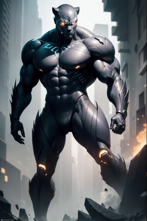 Create a visually stunning and captivating full-body shot of a fearsome super villain, a human caterpillar with a deadly and powerful presence. The art style should be photorealistic, with ultra-high resolution (8K) to bring out every intricate detail and ...