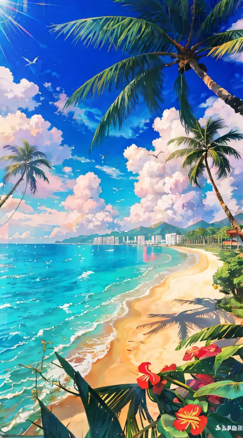 anime beach scenery - Google Search | Anime scenery, Anime summer,  Aesthetic anime