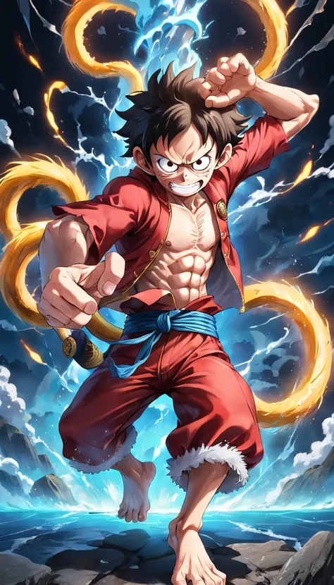 luffy naruto fusion - SeaArt Al - Free Al Art Generator