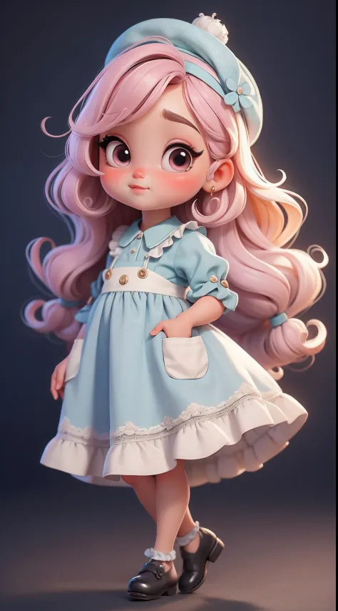 Create a series of cute baby style chibi dolls with a cute peasant theme, each with lots of detail and in an 8K resolution. All ...