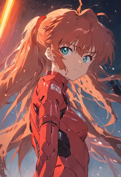 Asuka Langley Sōryū in 80s sty - SeaArt AI