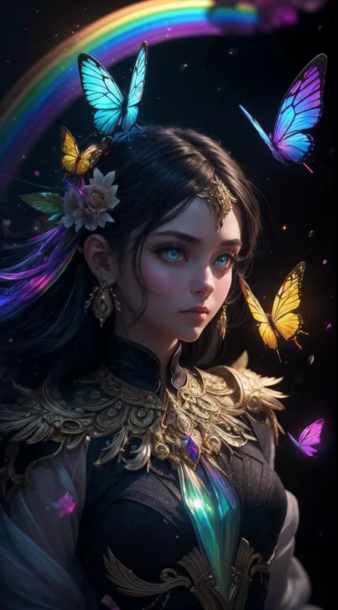 (((masterpiece))), (((ornate))), (((best quality))), ((ultra-detailed)), (highly detailed CG illustration), ((an extremely delicate and beautiful)), cinematic light. Create a stunning fantasy artwork that mimics the style of currently trending masters of t...
