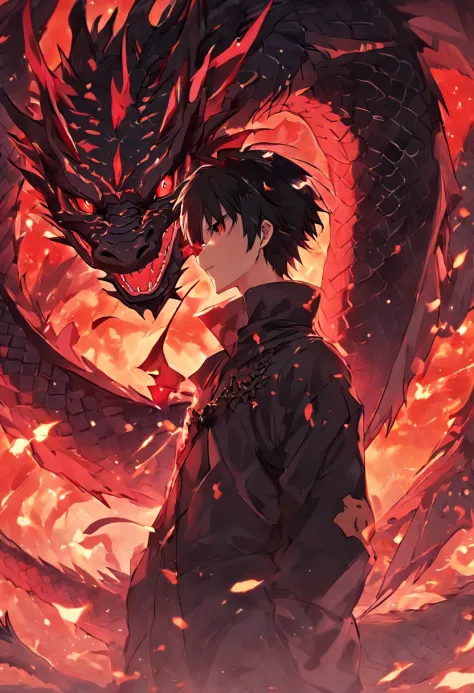 Under the red dragon is the black dragon, and under the black dragon is the white dragon
