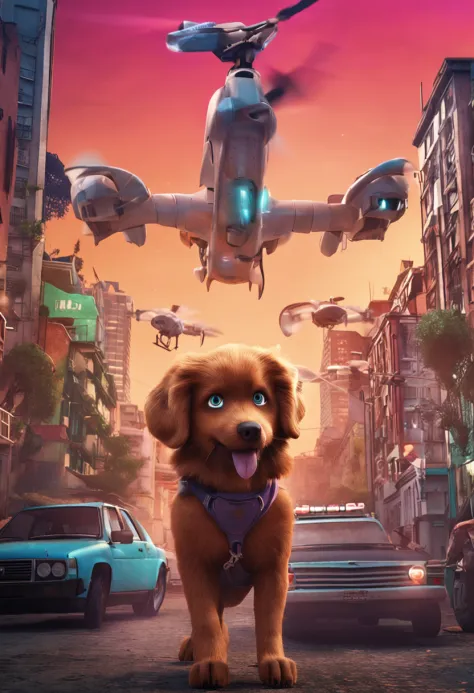 patrulha canina na cidade, cena de filme 8k, ::n_ desenho, Imperfection, baixa qualidade, boneco, Jogo, anime, Texto, assinatura
