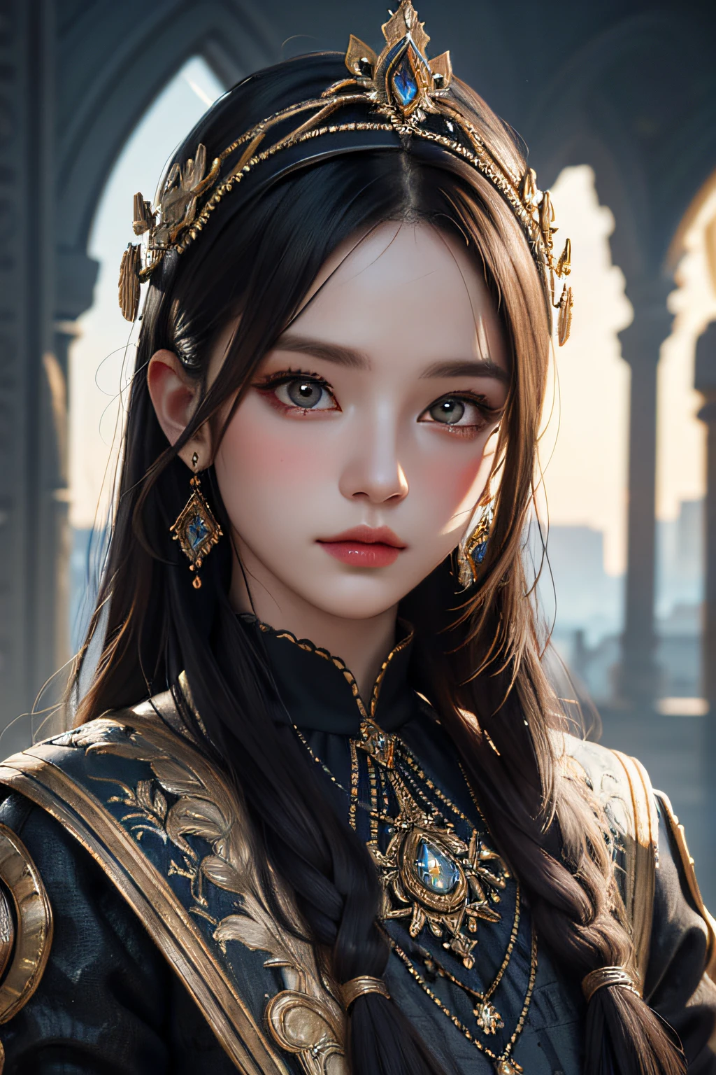 masterpiece, best quality, 8k, detailed skin texture, detailed cloth texture, beautiful detailed face, intricate details, ultra detailed, portrait of a russian girl