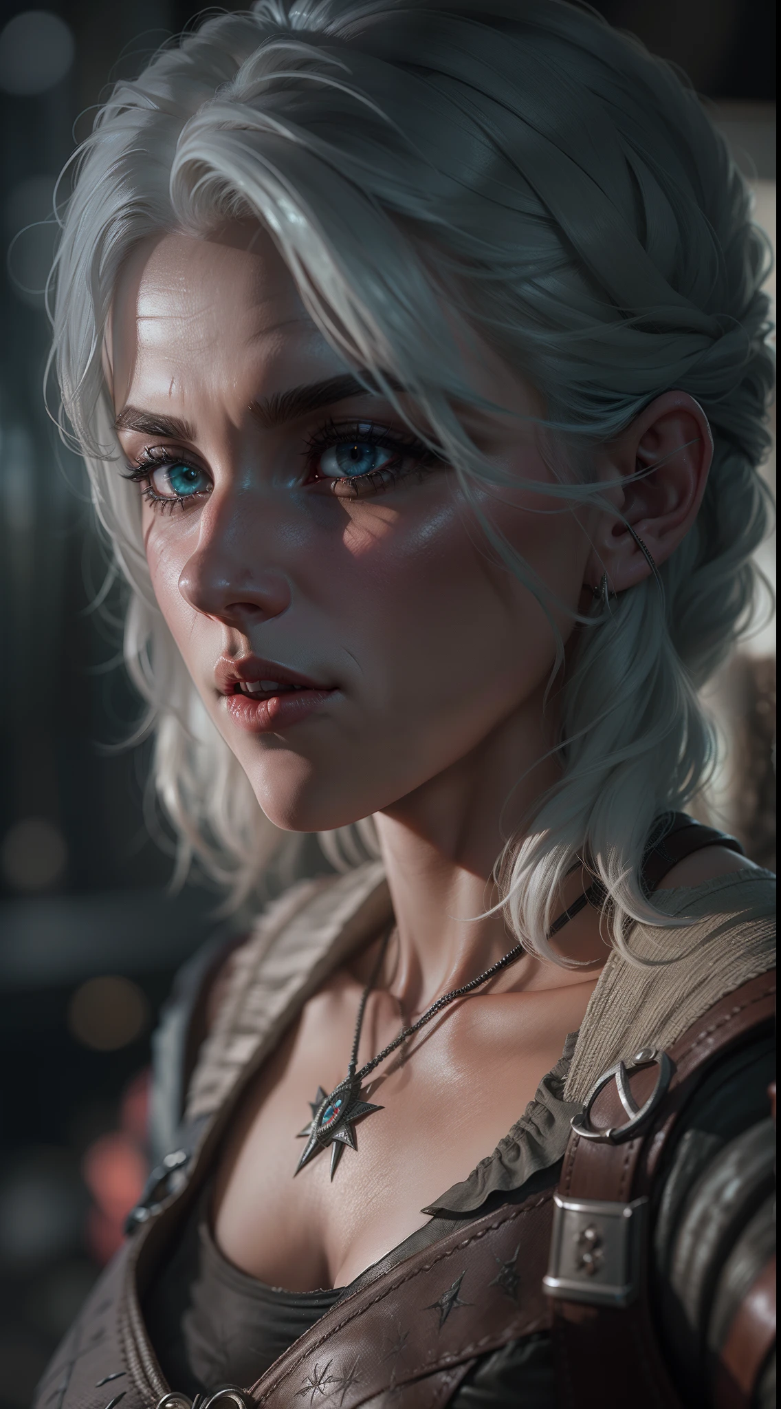 The Witcher Ciri ,35mm lens, photography, ultra details, precise texture details HDR, UHD,16K,