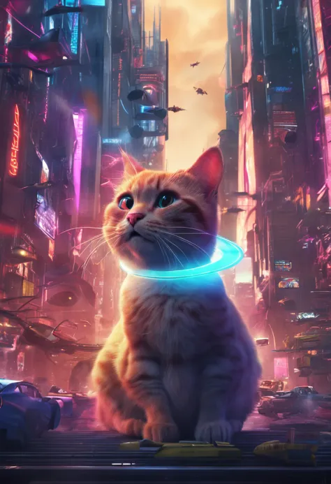 Futuristic cat