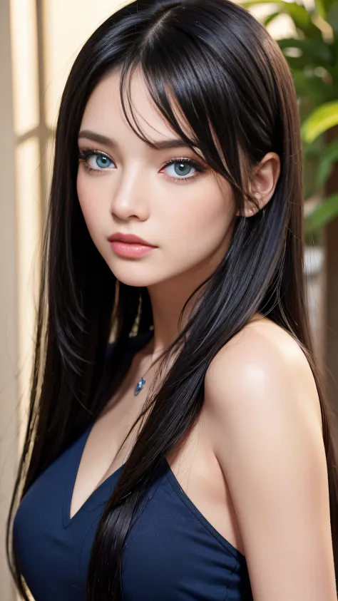 Masterpiece Best Quality Beautiful Young Woman Shiny Blue Eyes Detailed Pupils12 Seaart Ai