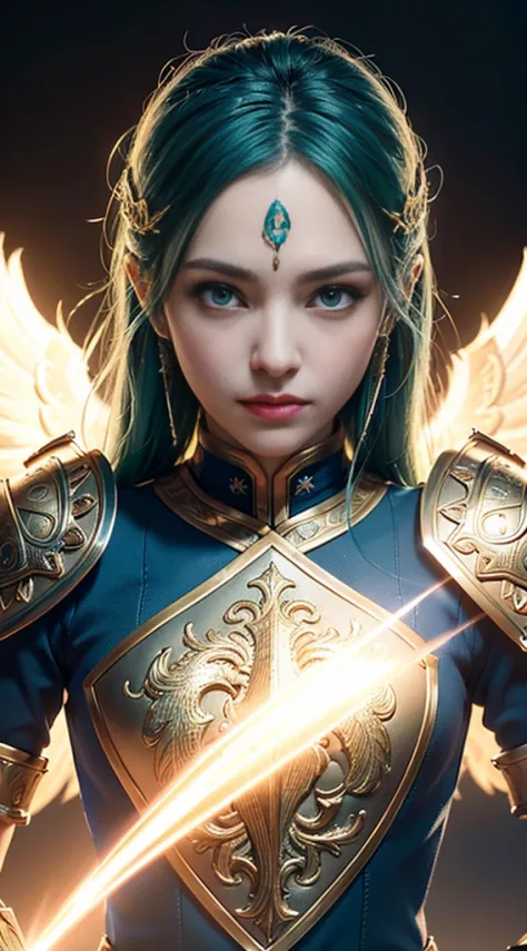 (extremely detailed CG unity 16k wallpaper:1.1), (Denoising strength: 1.45), (tmasterpiece:1.37), game style, Anthropomorphic blue-headed eagle logo, Big green eyes, Lots of details, Portrait, finely detailed armor, intricate filigree metal design, illusor...