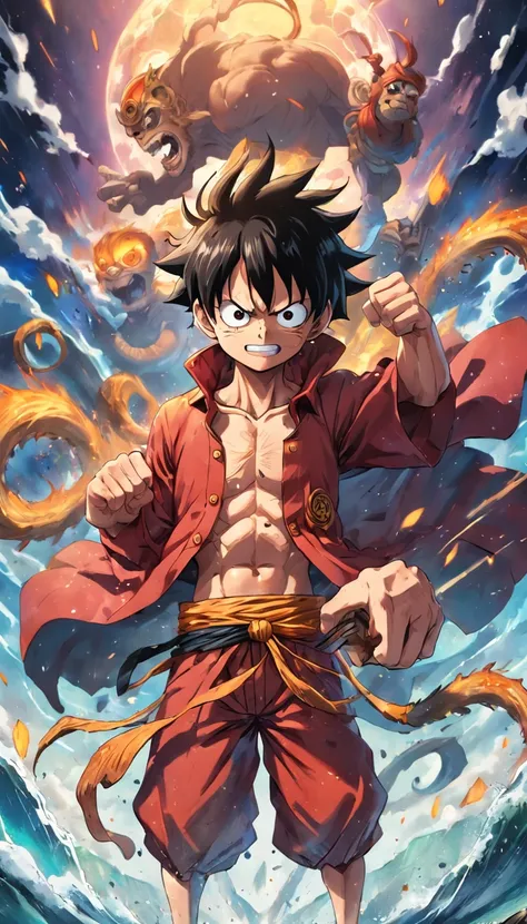 luffy naruto fusion - SeaArt Al - Free Al Art Generator