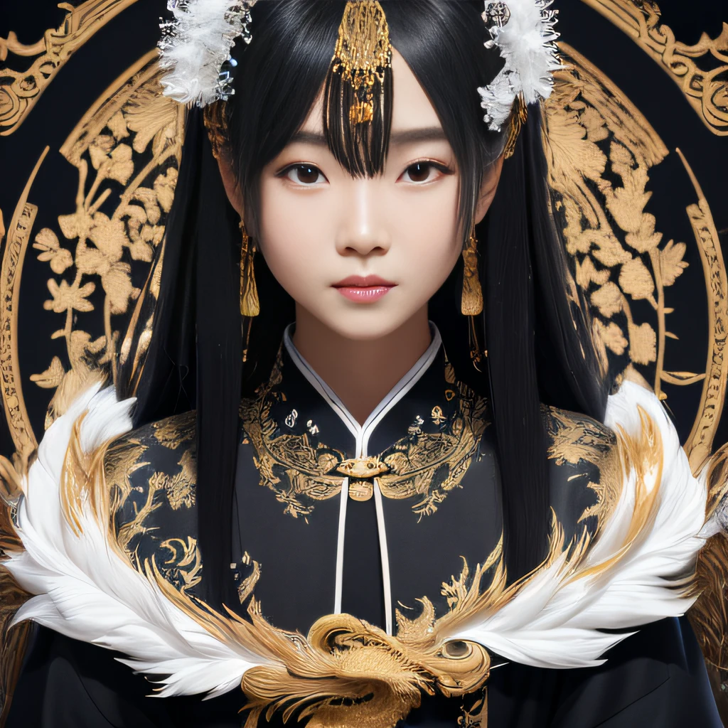 32K（tmasterpiece，k hd，hyper HD，32K）flowing long black hair，Tongzhou maid ，Black and White Dragon Protector （realisticlying：1.4），White python pattern battle robe，Ink headdress，Snowflakes fluttering，The background is pure，Hold your head high，Be proud，The nostrils look at people， A high resolution， Ink details， RAW photogr， Sharp Re， Nikon D850 Film Stock Photo by Jefferies Lee 4 Kodak Portra 400 Camera F1.6 shots, Rich colors, ultra-realistic vivid textures, Dramatic lighting, Unreal Engine Art Station Trend, cinestir 800，Hold your head high，Be proud，The nostrils look at people，32K（tmasterpiece，k hd，hyper HD，32K）flowing long black hair，Backroom pond，zydink， water ink， Asian people （water ink）， （Ink silk scarf）， Combat posture， looking at viewert， long whitr hair， Floating hair，water ink， Chinese clothes with long sleeves， （Abstract black and white splash：1.2）， white backgrounid，Kirin Beast Protector （Ink realistic：1.4）The nostrils look at people， A high resolution， Ink details， RAW photogr， Sharp Re，