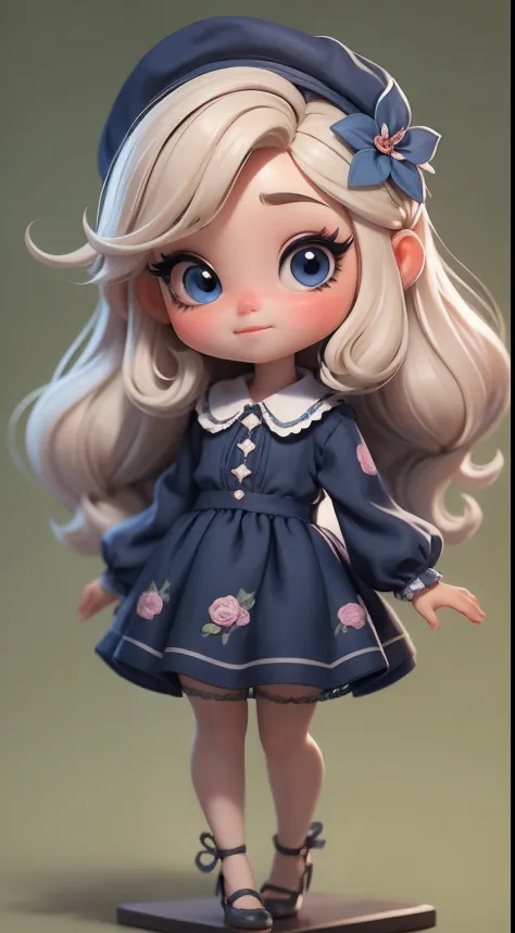 Create a series of loli chibi style dolls with a fairy theme, each with lots of detail and in an 8K resolution. All dolls should follow the same solid background pattern and be complete in the image, mostrando o (corpo inteiro, incluindo as pernas: 1.5)

B...