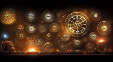 Title: "Cronos: Unraveling the Gears of Time"
Create an intriguing and captivating image for a video thumbnail based on the short story "Cronos: Unraveling the Cogs of Time". The image should capture the essence of time travel, with elements of gears and c...