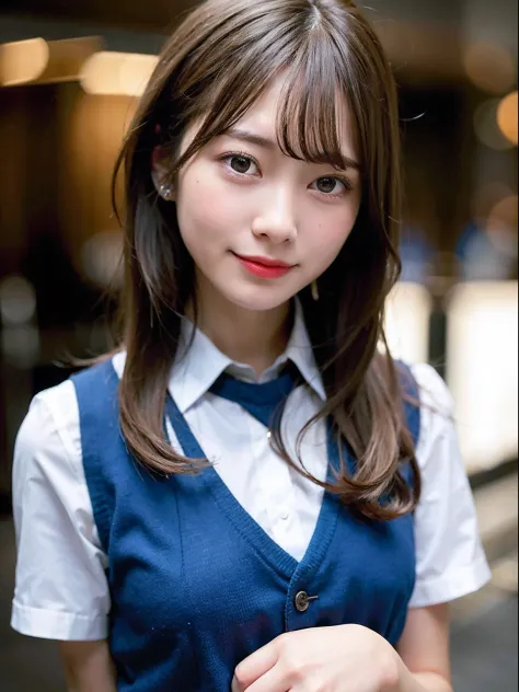 (((medium hair))), best quality, 8K, HDR, highres, absurdres:1.2, blurry background, bokeh:1.2, Photography, (RAW photo:1.2), (photorealistic:1.4), (masterpiece:1.3), (intricate details:1.2), 1girl, solo, japanese girl, delicate, beautiful detailed, (detai...