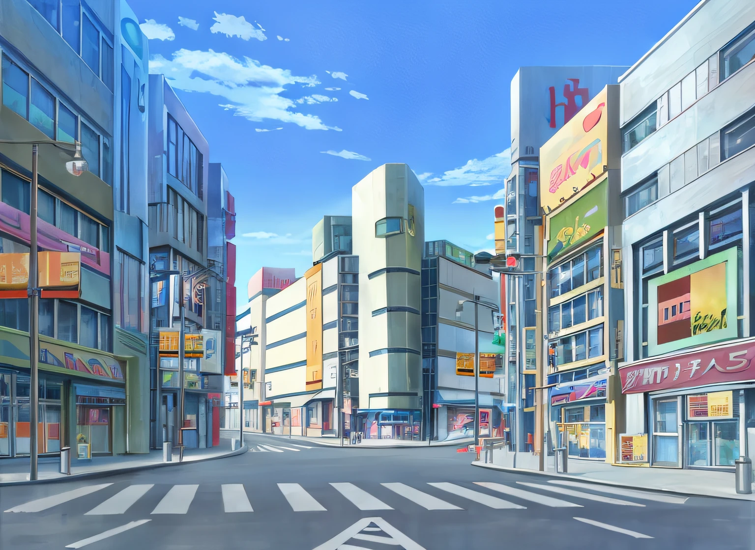 Japanese city sunset street anime art. Generate Ai 32609586 Stock Photo at  Vecteezy