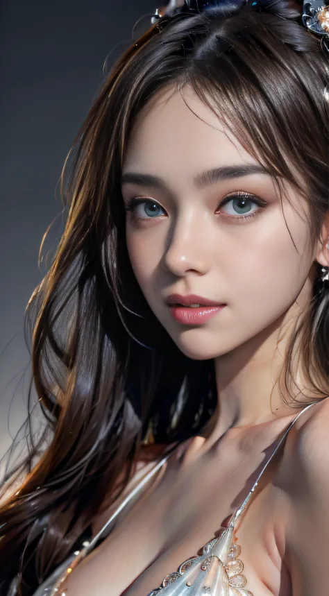 Cool illustrations inspired by NFT art、Brighten the background、Fantastical、hiquality,Ultra-detailed face, Detailed eyes, Shiny s...