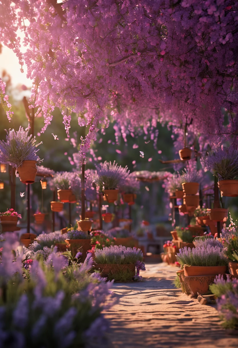 Poster Summer Harvest - lavanda essiccata nel cestino 