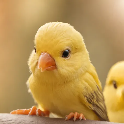 Cute canary in Disney movie style, Wear a hood, cinematic lightning ...