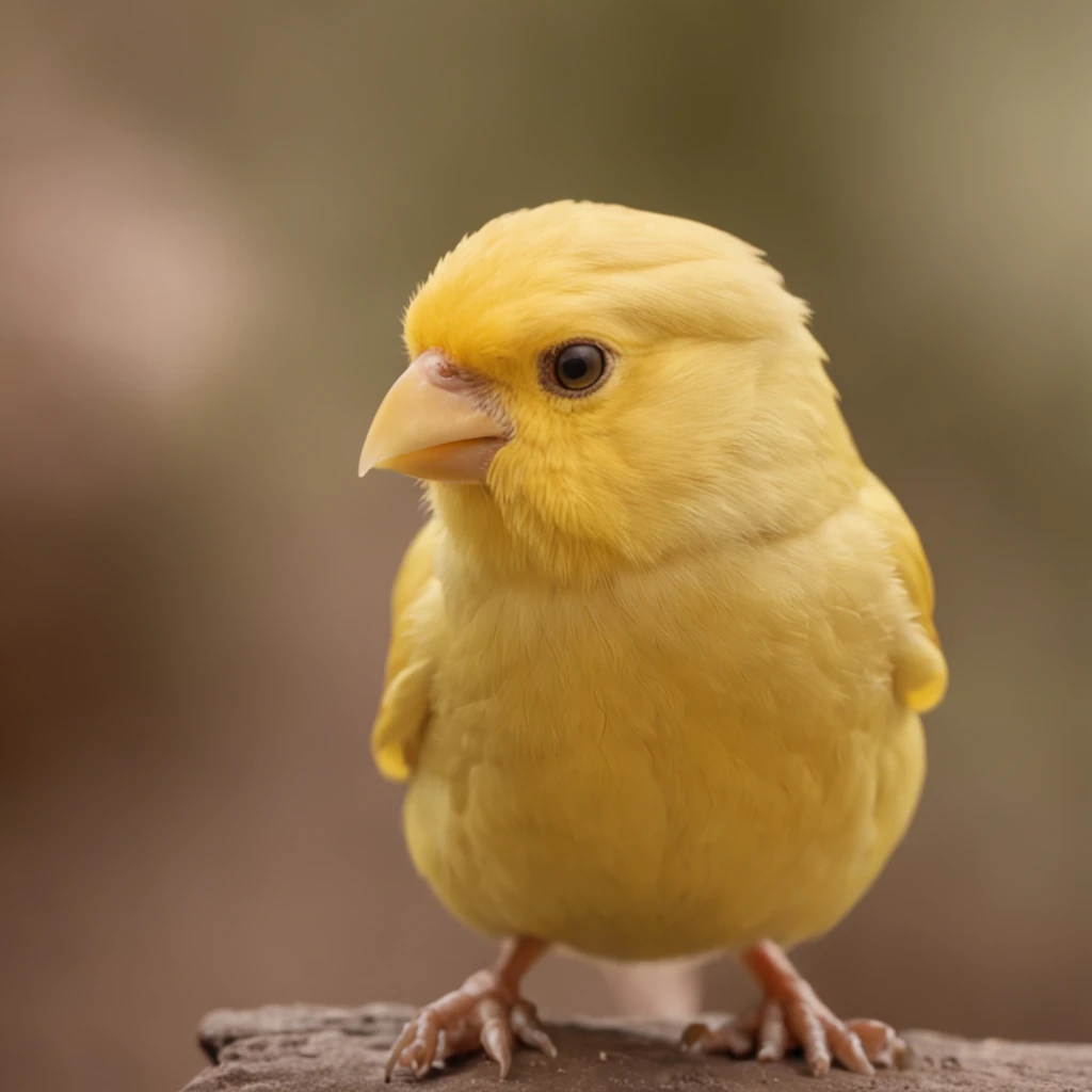 Cute canary in Disney movie style, Wear a hood, cinematic lightning ...