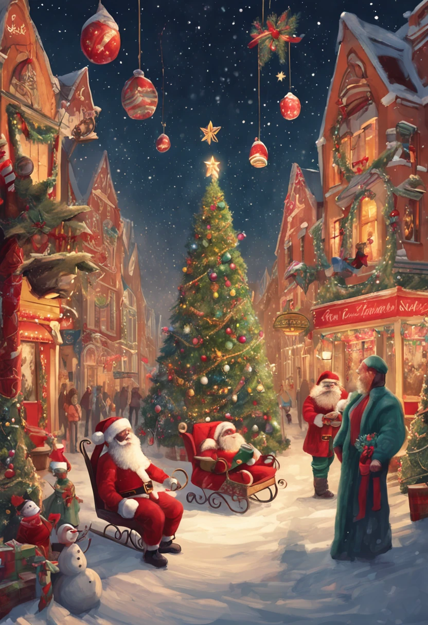 Christmas Drawing for Kids _ Christmas Tree, Santa, Reindeer Painting _  Chiki Doodle - Vídeo Dailymotion