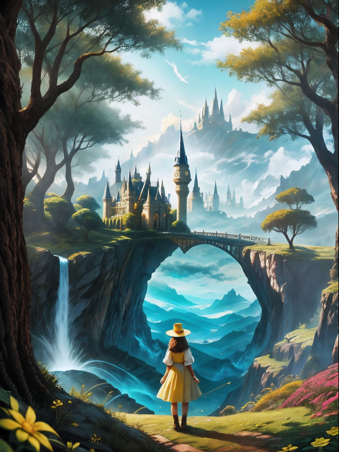 Emma Watson explore les merveilles fascinantes des terres mystérieuses d&#39;OZ.