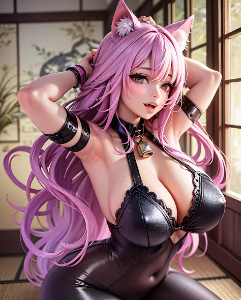 16K Ultra High Definition
Highest Quality
Glamorous cat girl
Super big ass and super big ass
Super Detail
Ultra-realistic body
Shiny skin
Glossy detailed hair texture
long beautiful long hair with gradient color from black to blue,,
I close my eyes and hol...
