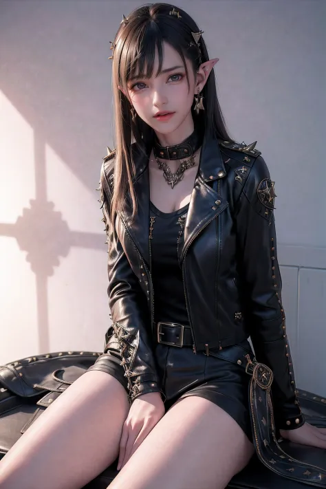 (8k, RAW photo, best quality, masterpiece:1.2),(realistic, photo-realistic:1.37),photo mapping,professional lighting,radiosity,1girl,solo,long_hair,(bracelet:1.1),(long legs:1.2),(earrings:1.1),physically-based rendering,proscenium,performance,be seated,un...