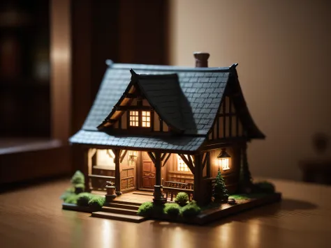 House of the Dwarf、miniture、no humans、brightened light、photos realistic