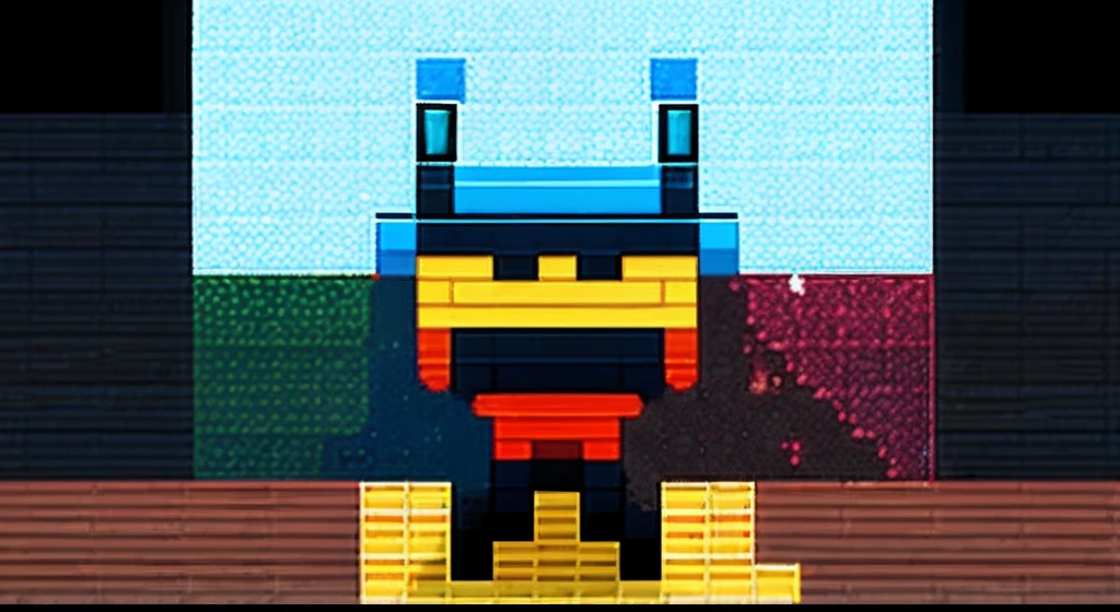 pixel game，character  design，Transformers robots，hornet， Pixel art #pixelart，super-fine，32-bit pixels