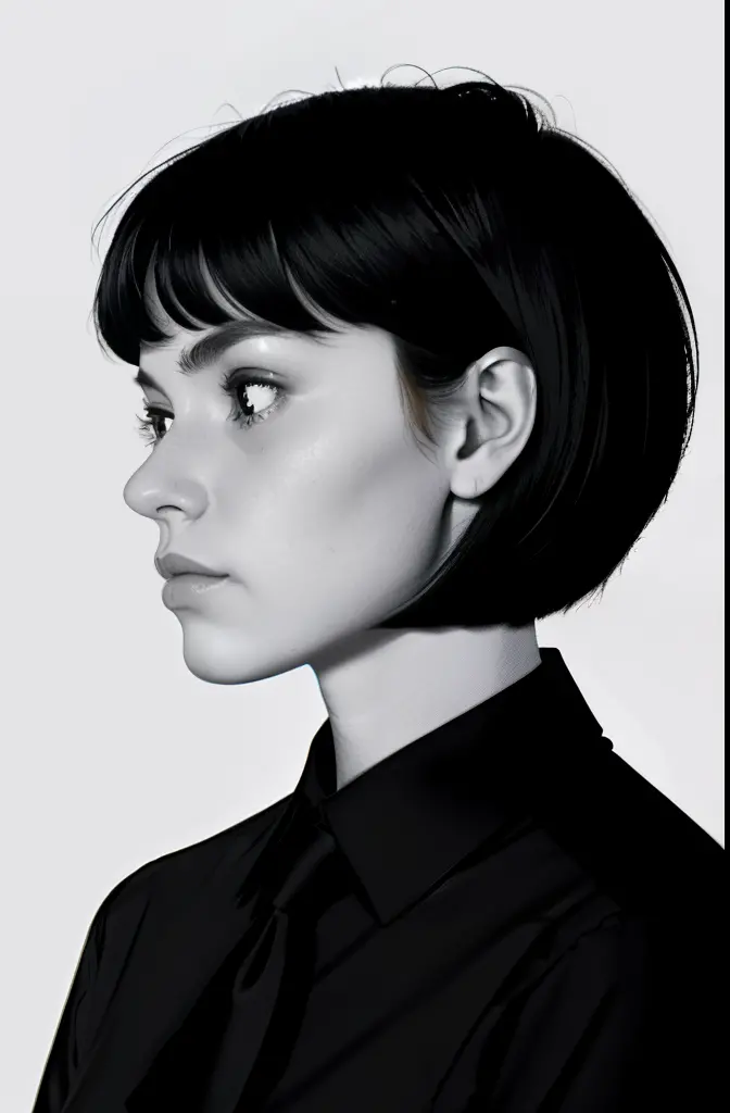 a 1girl, body complet, very detail, a lot of details, very extremely beautiful,  ((tmasterpiece, minimalism)), (Short Hair Hair)...