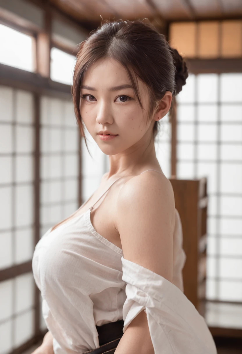 Beautiful Japanese woman:1.2) (sexy) (massive boobs) deep (High quality)  HD, super detail, high details, high quality, award winning - SeaArt AI