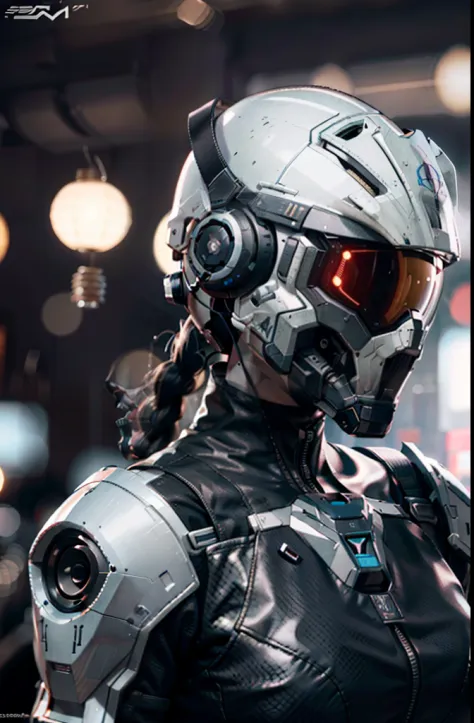 official art, unity 8k wallpaper, ultra detailed, aesthetic, masterpiece, best quality, hyperrealistic and intricate detail, portrait of a military nousr robot, warframe, full robot helmet, character design, detailed helmet, in the style of dieter rams and...