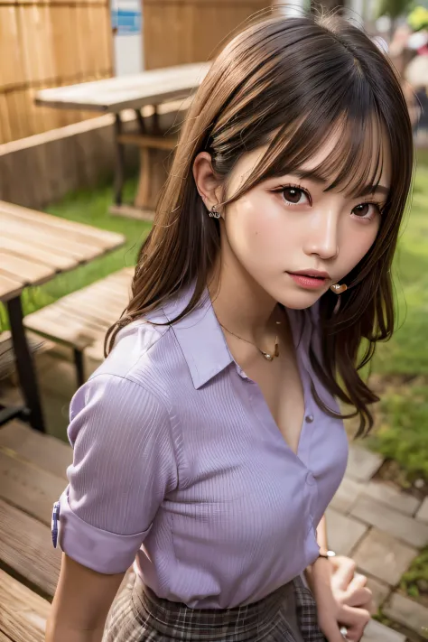 first-person-view, (masterpiece:1.3), high resolution, ultra detailed, extremely detailed CG unity 8k wallpaper, realistic, photo-realistic, RAW photo, beautiful detailed face, pale skin, realistic glistening skin, detailed cloth texture, detailed hair tex...