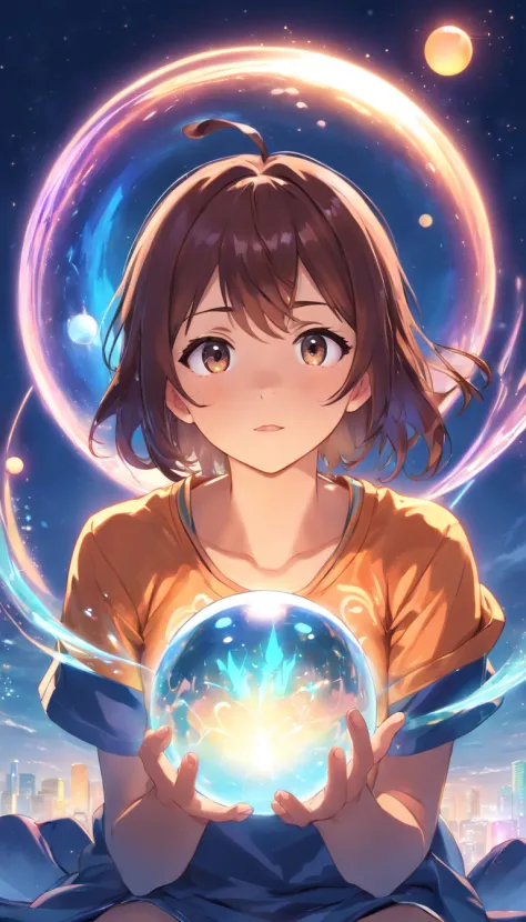 Glowing Anime Girl, glow, HD phone wallpaper | Peakpx