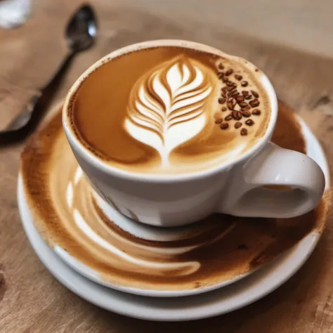 masterpiece, latte art