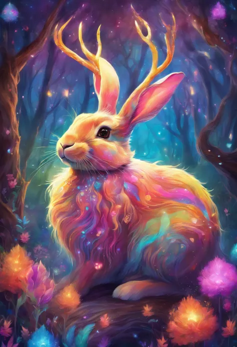 Magical Rabbits (Exclusive) - High-quality Handcrafted Vibrant