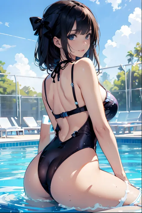 (masterpiece1.5),hyper quality, Hyper Detailed,Perfect drawing,NFSW、(((Clean swimsuit)))、(((Luxury swimwear)))、3D、8K Illustration、(clearface)、Hi-Res、nice background、beatiful backgrounds、(((Detailed drawing)))、Perfect Beautiful Girl、(((Perfect Photo)))