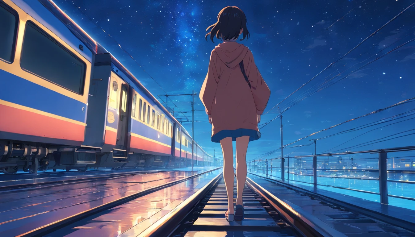Train to Tokyo - AI Generated Artwork - NightCafe Creator