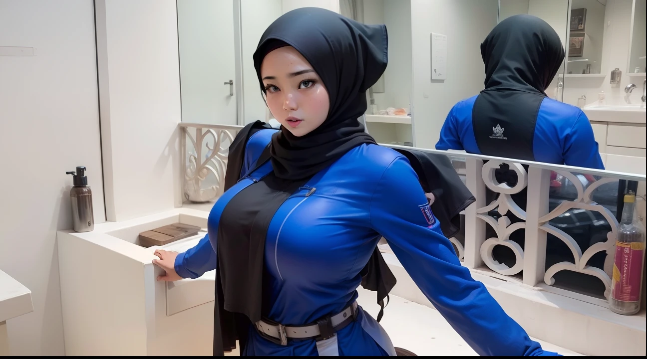 1girl, sexy, big , realisasi, jilbab - SeaArt AI