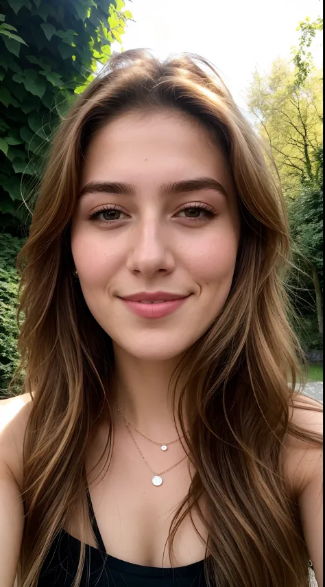 Instagram-Foto, selfie Nahaufnahme Gesicht Foto von 23 Y.o Chloe, Spaltung, blasse Haut, (smil:0.4), Harte Schatten