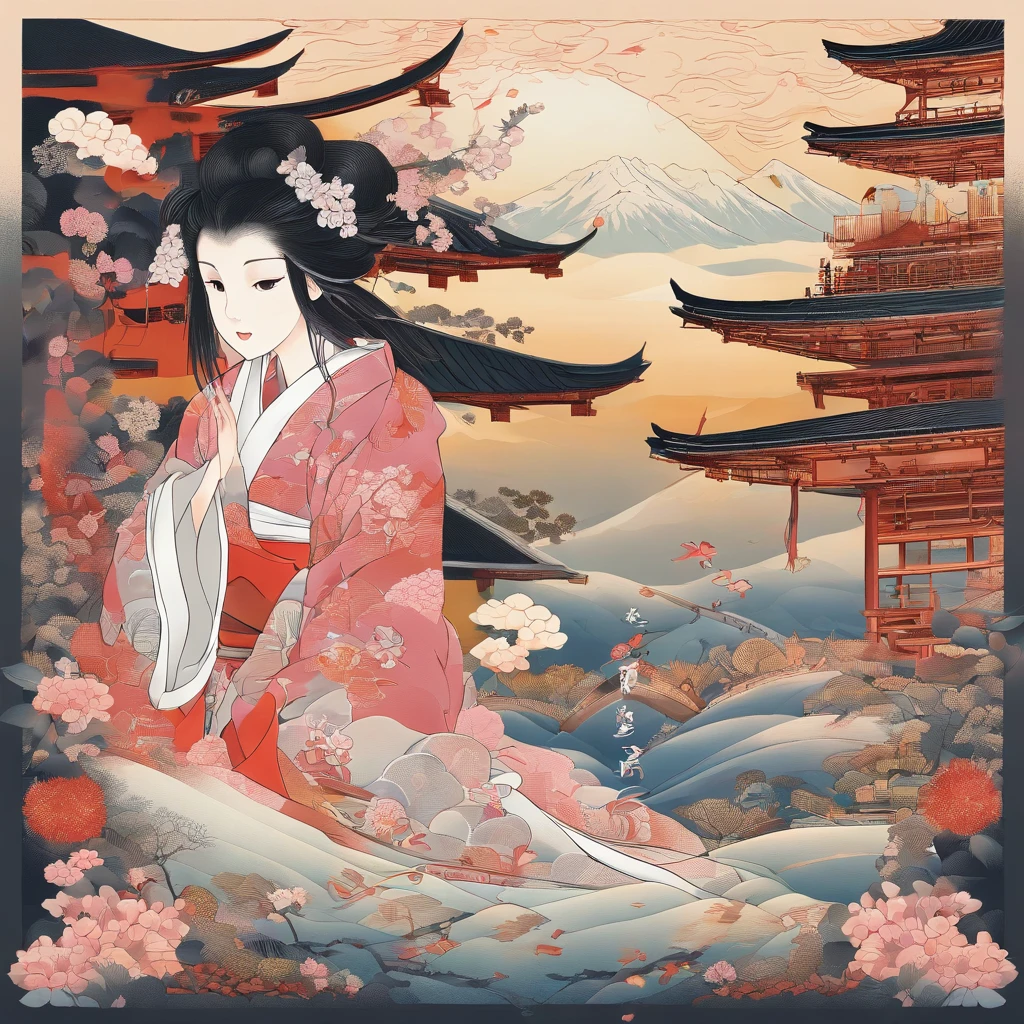 Best Quality, style of hokusai, ukiyoe painting, A hundred ghosts and eight elements, Parade of old monsters in Japan, 
Changjin Boulevard, Kidomaru, Nekomata, Earth clouds, Akame, Chichinobake, Daidaraboch, Futakutionna, Kid, Gashadokuro, Gyuki, Hitodama, Ichizume Kozo, Hittotsume milkway, Honenna, Kappa Moment, Mt. Kasami, Kasha, Mokumokuren, Nurikabe, Oboroguruma, Oiwa, sila, Six Six Beauty, Kamaitachi, Goenna, Sunakake Baba, Kaibotsu, Haenyeo Place, Wanyoutang, Mountain dwelling, Yamauba, yuki-onna, Zashiki Warashi, Noppela Bo