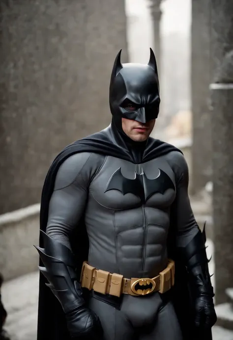 Acteur Alan Ritchson dans le costume de batman - SeaArt AI