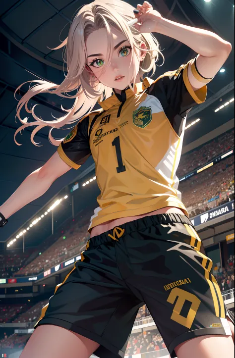 Astolfo em uniforme de futebol,melhor qualidade,4k,8k,alto,master part:1.2,ultra-detalhado,Realistic:1.37,fotorrealista:1.37, HD...