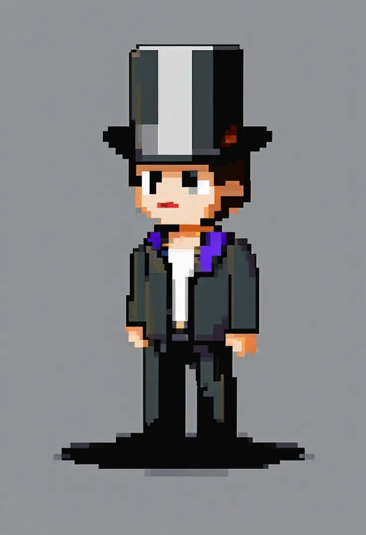 Boy with a top hat