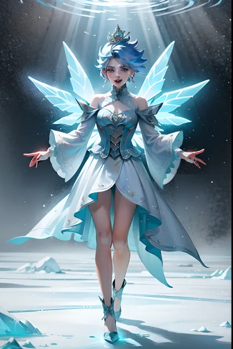 My new air-conditioned female avatar is an "Air-Conditioning Ice Queen," full of charm and style. She is depicted as a small ice...