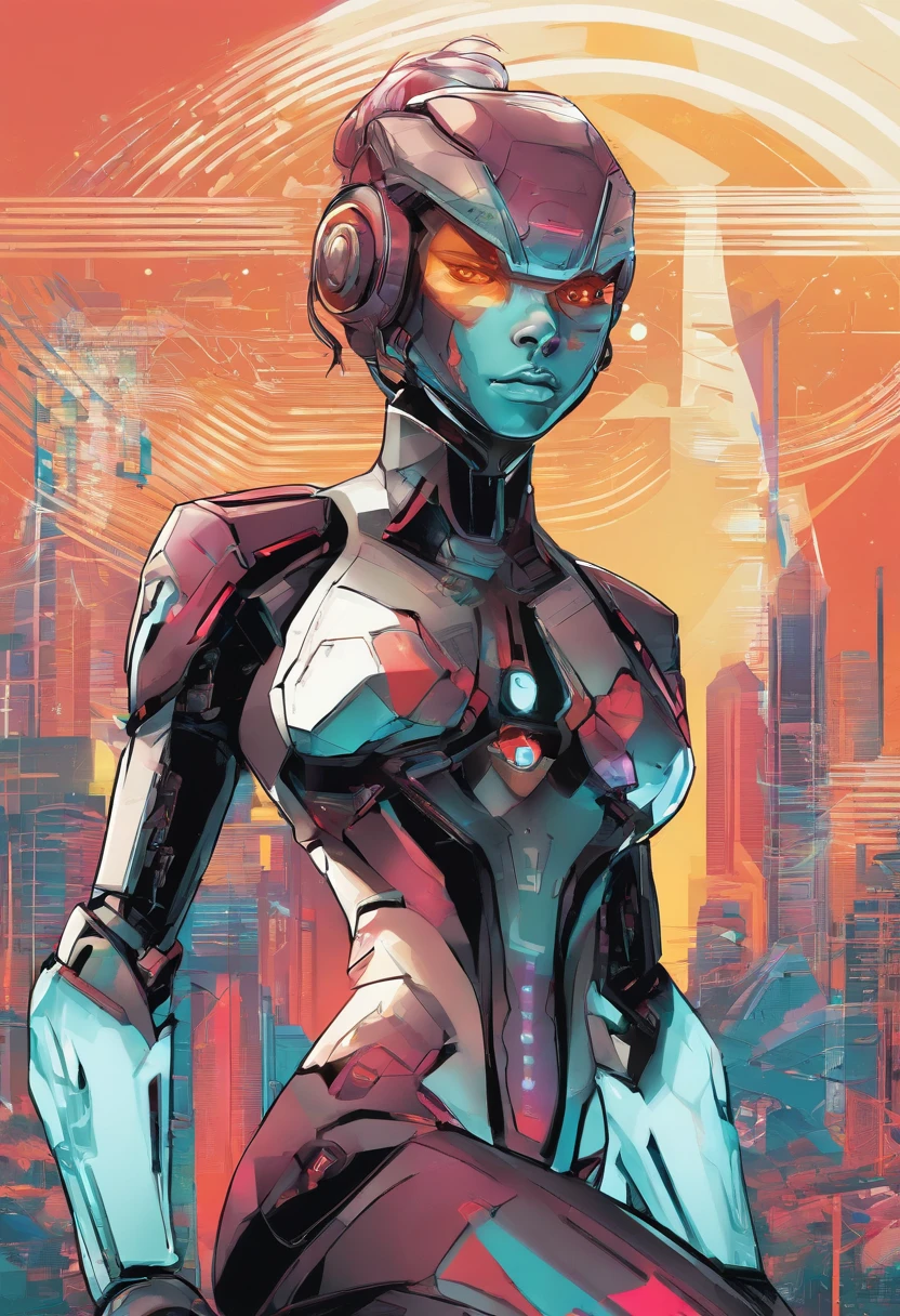 (female Protogen),cyberpunk,me - SeaArt AI