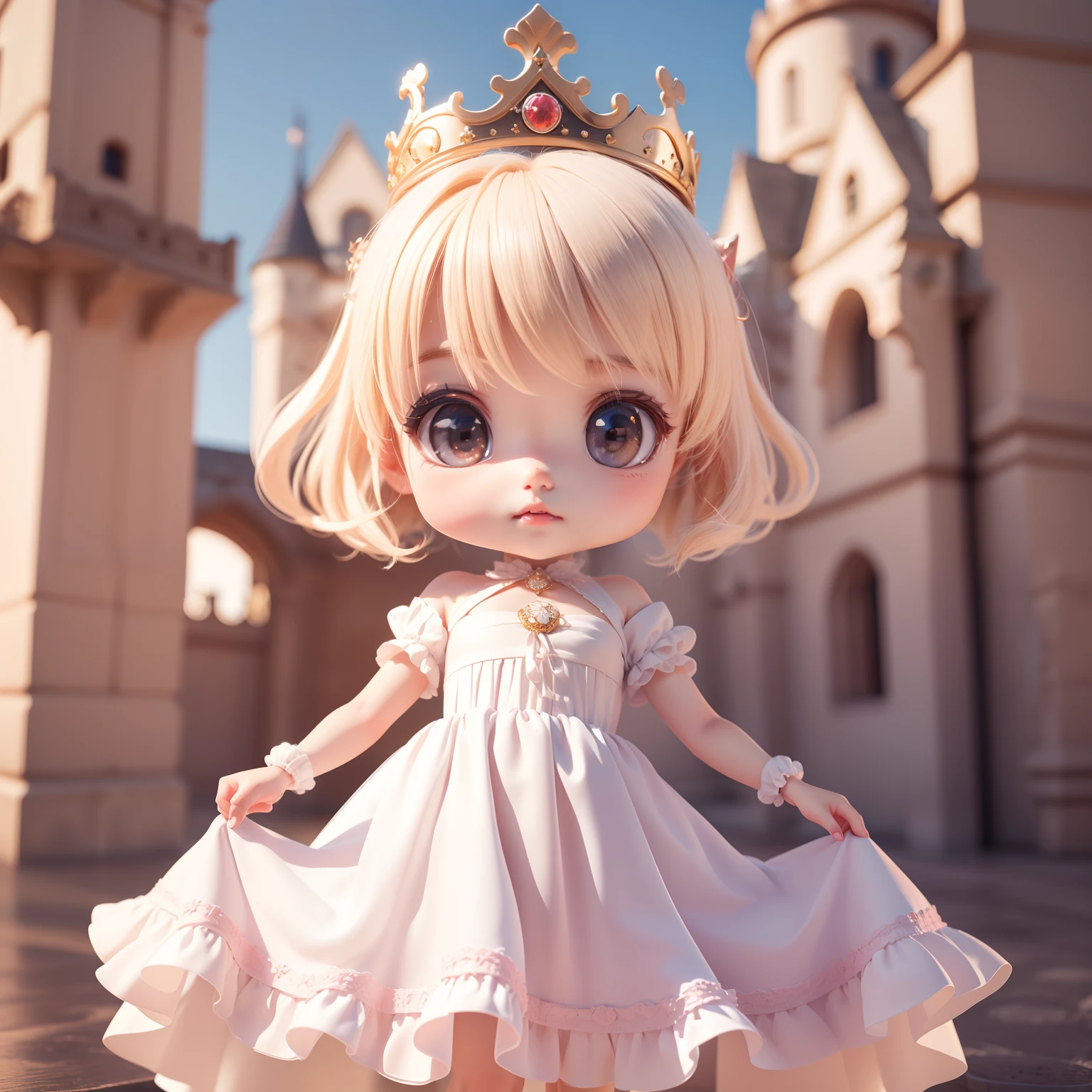 Cute Baby Chibi Anime、(((Chibi 3D))) (Best Quality), (masutepiece