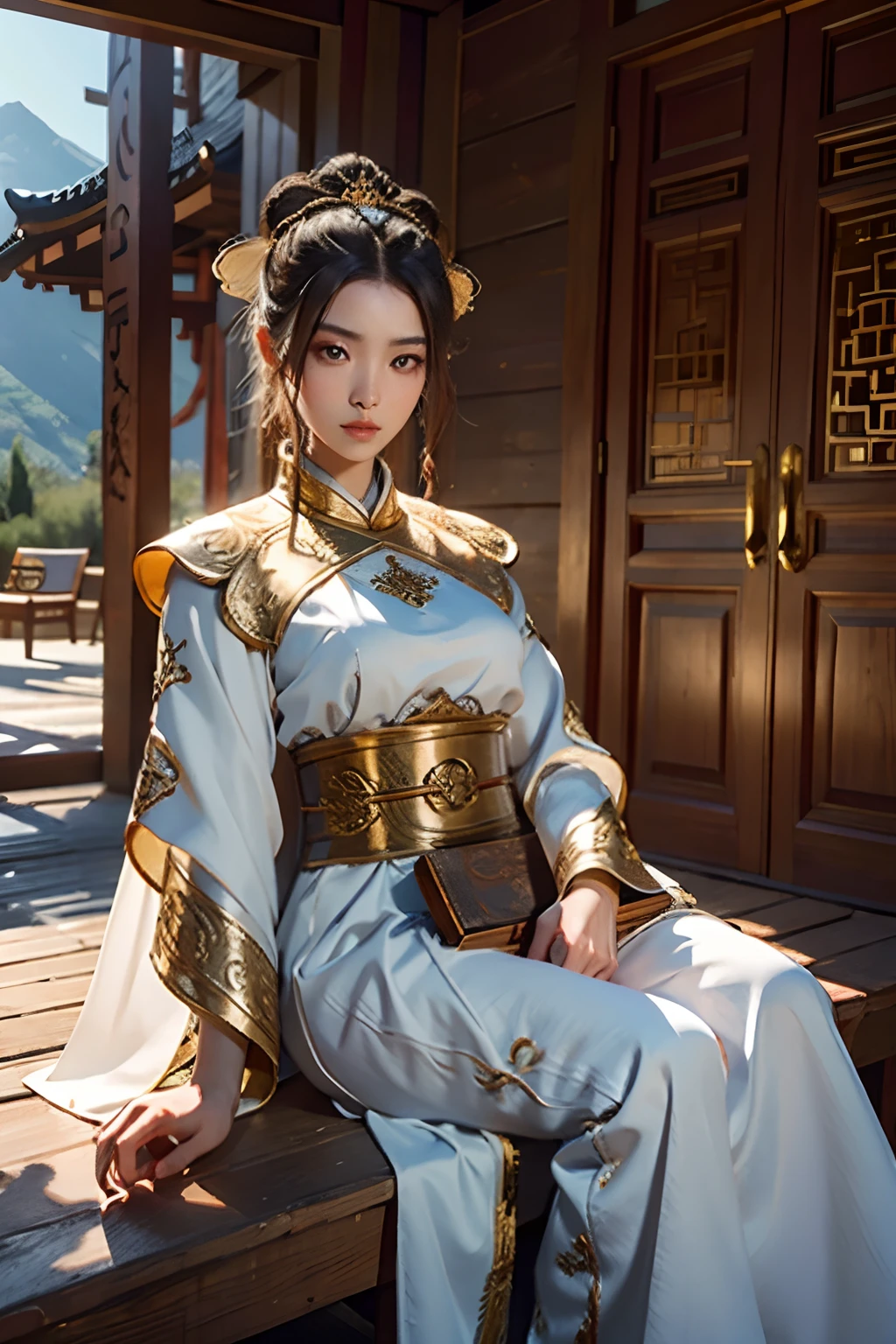 beste-Qualit, master piece, ultra highres, (photoreallistic: 1.4), xiuxian, arme, face detailed,
1fille, European beauty super beautiful hyper realistic door islamic caftan, (cercle magique: 1.2), xiuxian, haut du corps, belle fille, corps complet, East Asian architecture, gaine, architecture,